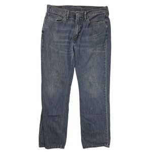 Levi's 514 Regular Straight Fit Medium Wash Denim Jeans Men's Size 36x32